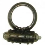 Soft Silicone Vibrating Ring Black