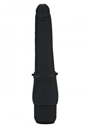 Get Real Classic Smooth Vibrator Dark Skin 8.2 Inch - Afbeelding 2