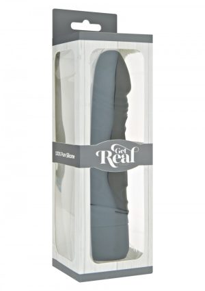 Get Real Classic Original Vibrator Dark Skin 7.9 inch