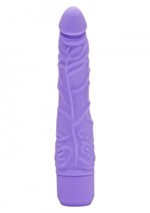 Get Real Classic Slim Vibrator Purple 8.1 Inch - Afbeelding 2