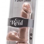 Get Real Dildo 7 inch with Balls Light Skin