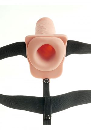 7inch Hollow Recharge Strap On - Afbeelding 4