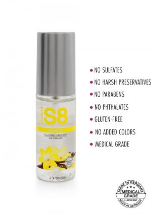 S8 WaterBased Flavored Lube 50ml Vanille - Afbeelding 2