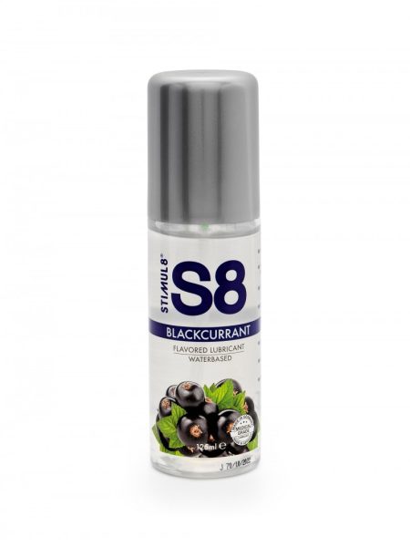 S8 WaterBased Flavored Lube 125ml Blackcurrant
