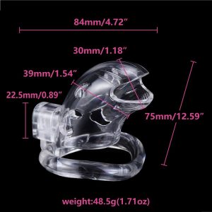 Shark Cage - Chastity Cage - Clear | Brutus - Afbeelding 2