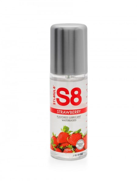 S8 WaterBased Flavored Lube 125ml Strawberry