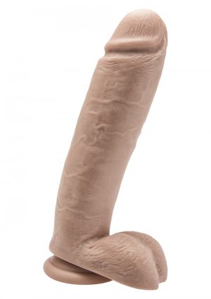 Dildo 10 inch with Balls Light Skin Get Real - Afbeelding 2