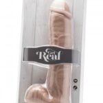 Dildo 11 inch with Balls Light Skin Get Real