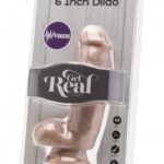 Dildo 6in. with Balls Vibrator Light Skin