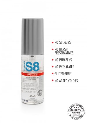 S8 WaterBased Warming Lube 50ml - Afbeelding 2
