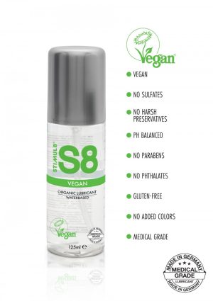S8 WaterBased Vegan Lube 125ml - Afbeelding 2