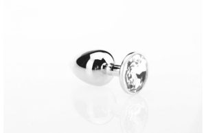 Metalen Buttplug Large Clear - Afbeelding 2