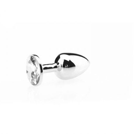Metalen Buttplug Small Clear