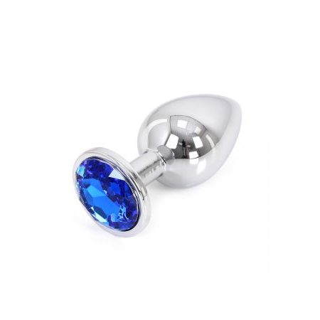 Metalen Buttplug Large Blauw