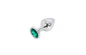 Metalen Buttplug Medium Groen