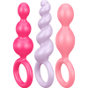 Satisfyer Booty Call Coloured set of 3