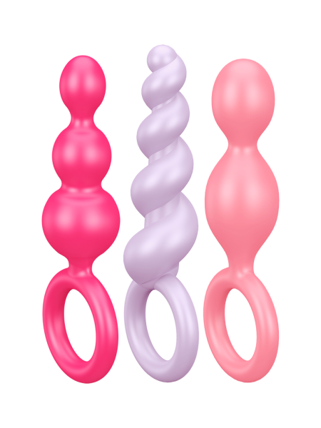 Satisfyer Booty Call Coloured set of 3