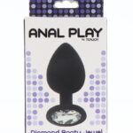 Diamond Booty Jewel Large Black | Toy Joy