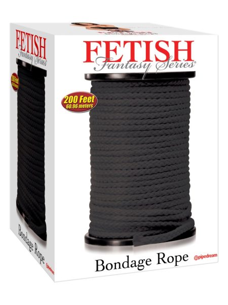 Bondage Rope Black 60 Meter