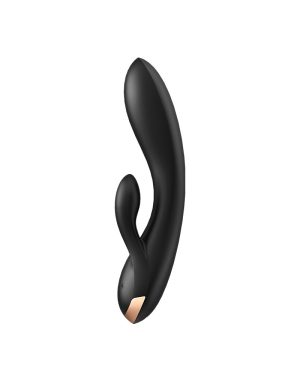 Double Flex Rabbit Vibrator Black | Satisfyer - Afbeelding 4