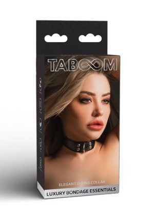 Elegant D-Ring Collar Black | Taboom - Afbeelding 3