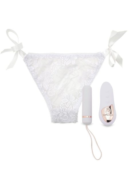 Remote Control Pleasure Panty White | Nu Sensuelle