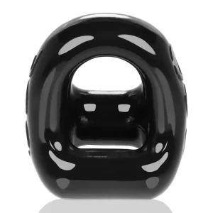 360 Cockring And Ball Sling Black | Oxballs - Afbeelding 3