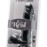 Get Real Dildo 7 Inch With Balls Light Skin
