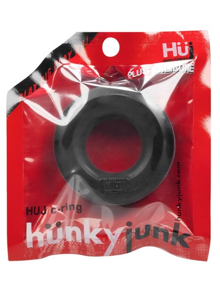 Huj Cockring Black | HunkyJunk