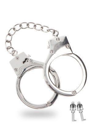 Silver Plated BDSM Handcuffs | Taboom