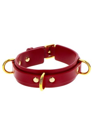 D-Ring Collar Deluxe Red | Taboom