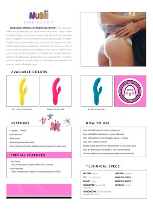 Nubii Kiah Rabbit Pink | Nu Sensuelle - Afbeelding 2