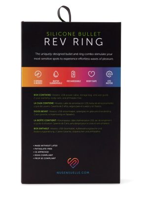 Rev Silicone Bullet Ring | Nu Sensuelle - Afbeelding 2