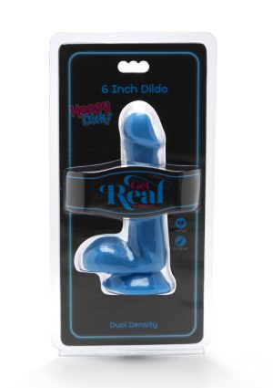 Happy Dicks Dildo 6" Balls Blue | Toy Joy - Afbeelding 2