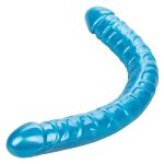Size Queen Double Dong 17" Blue | Calexotics