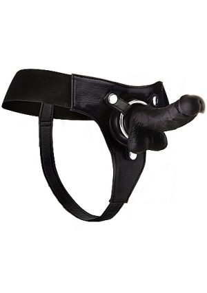Realistic Strap on 7 Inch Black | Ouch - Afbeelding 3