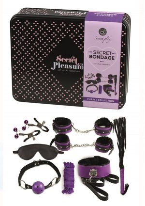 Secret Play Bondage Kit Purple/Black