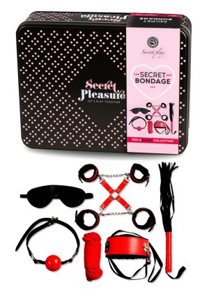 Secret Play Bondage Kit Red/Black