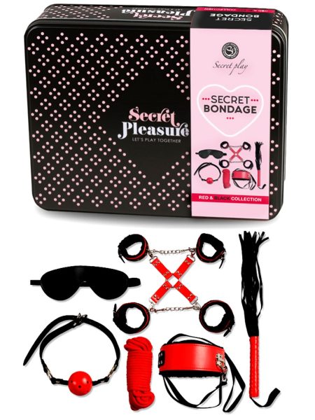 Secret Play Bondage Kit Red/Black