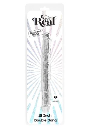 Clear Double Dong 13 Inch - Afbeelding 2