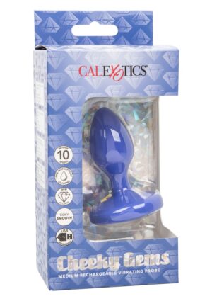 Cheeky Vibrating Probe Medium Blue