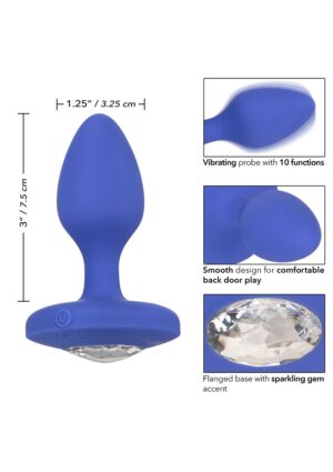 Cheeky Vibrating Probe Medium Blue - Afbeelding 2