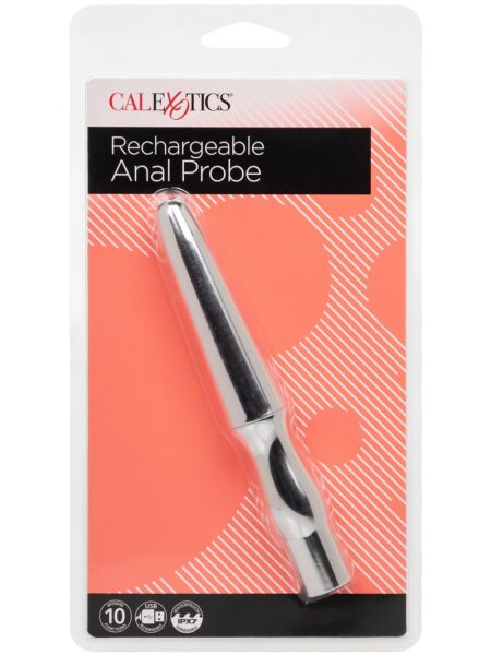 Rechargeble Anal Probe Silver