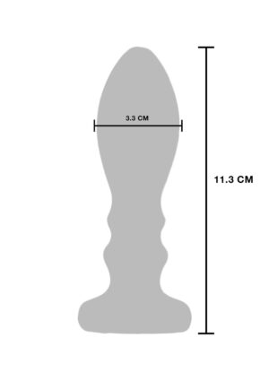 The Slider Vibrating Metal Buttplug L - Afbeelding 2