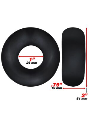 Stiffy 2-Pack Bulge Cockrings Black - Afbeelding 2