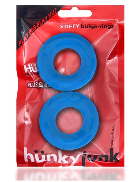 Stiffy 2-Pack Bulge Cockrings Blue