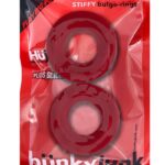 Stiffy 2-Pack Bulge Cockrings Red