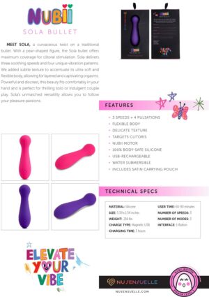Sola Nubii Bullet Purple - Afbeelding 2