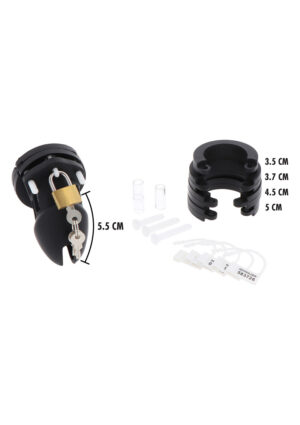 Extreme Chastity Cage S Siliconen - Afbeelding 2