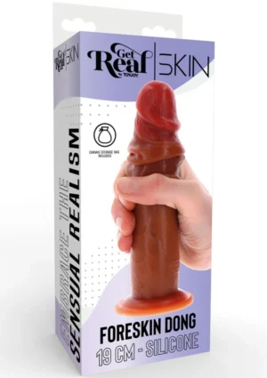 Foreskin Dong Silicone 19cm